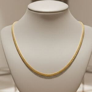 *NEW!* 4MM 24" 14K Italian Franco Chain